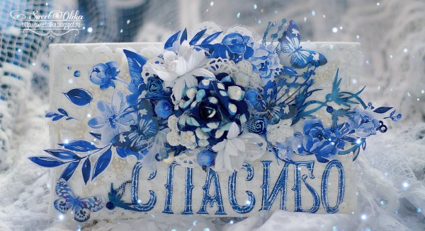 Открытки в стиле Гжель