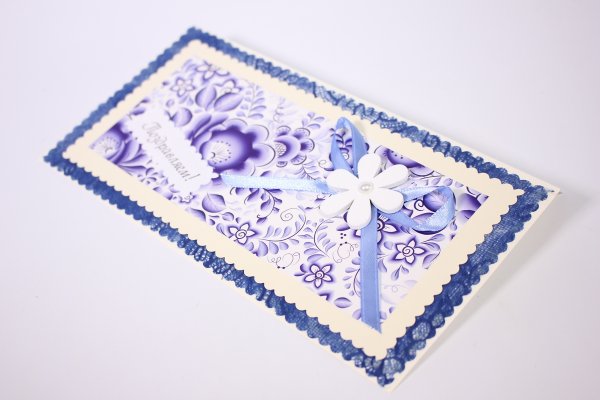 Открытки в стиле Гжель