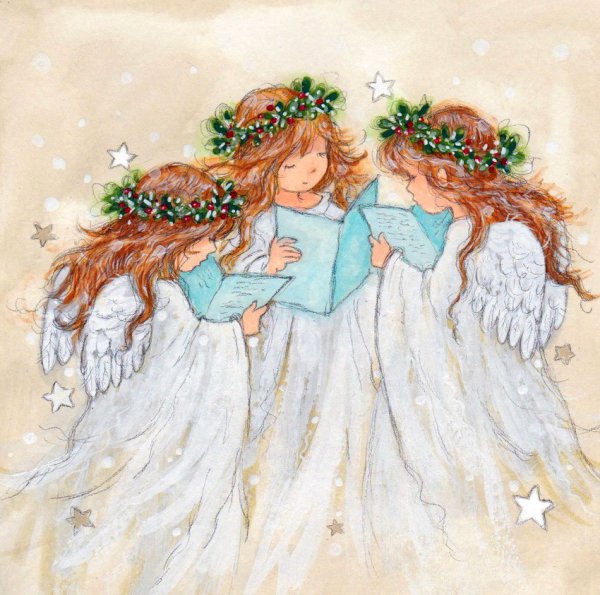 Старинные открытки с Рождеством