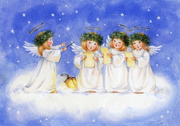 С Рождеством Христовым ангелочки