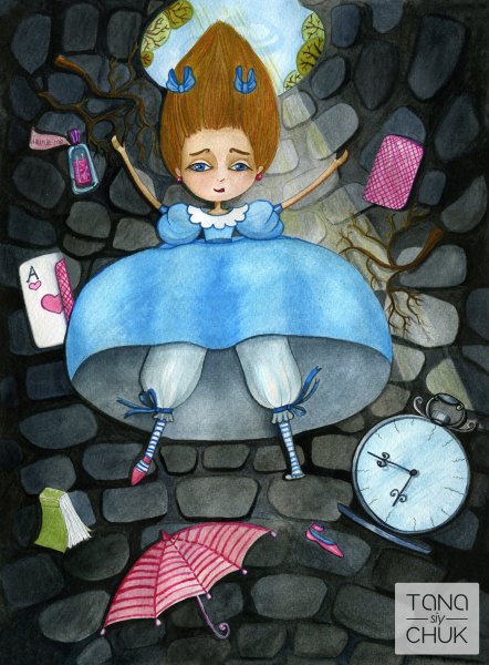 Алиса в стране чудес Скрапбукинг