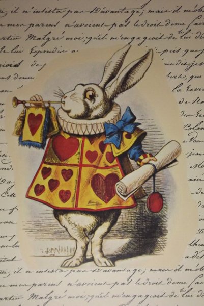 Декупаж Алиса в стране чудес