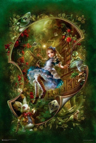 Алиса в стране чудес Дисней арт