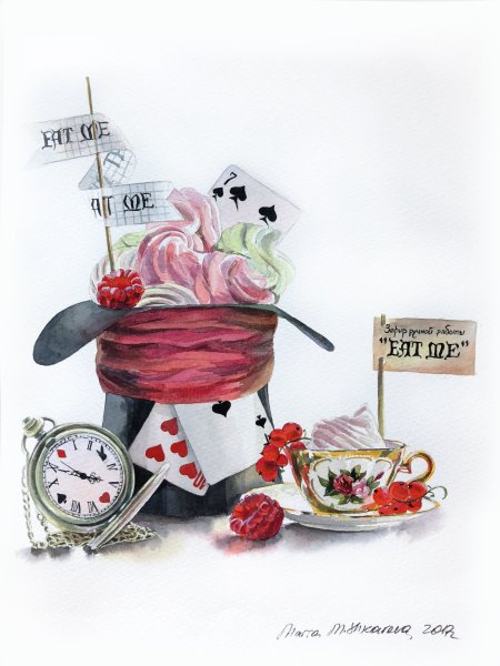 Рисунки Алиса в стране чудес Дисней