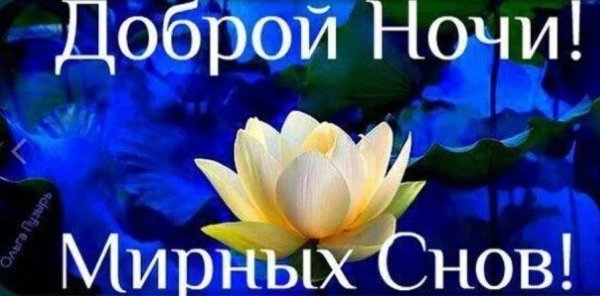 Доброго мирного сна
