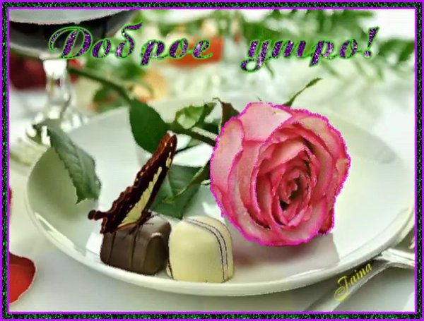 Букет роз с добрыми пожеланиями