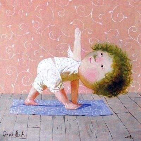 Котик гимнаст