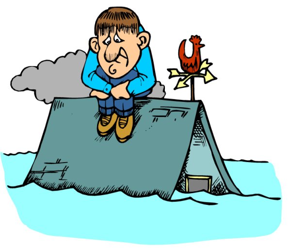 Наводнение рисунок