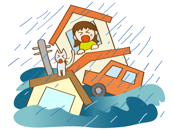 Наводнение рисунок