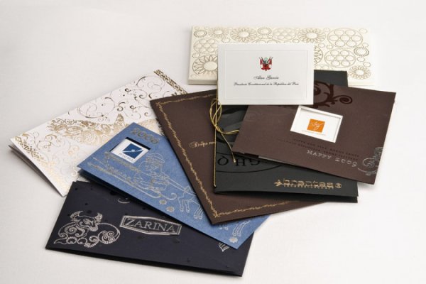 Стильная деловая открытка