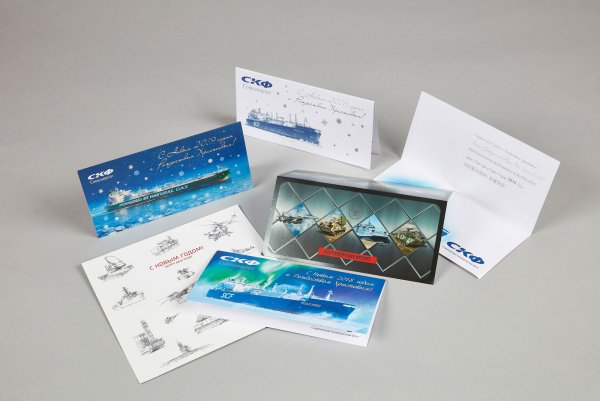 Фирменная открытка компании