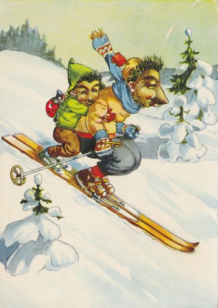 Рождественские открытки ГДР