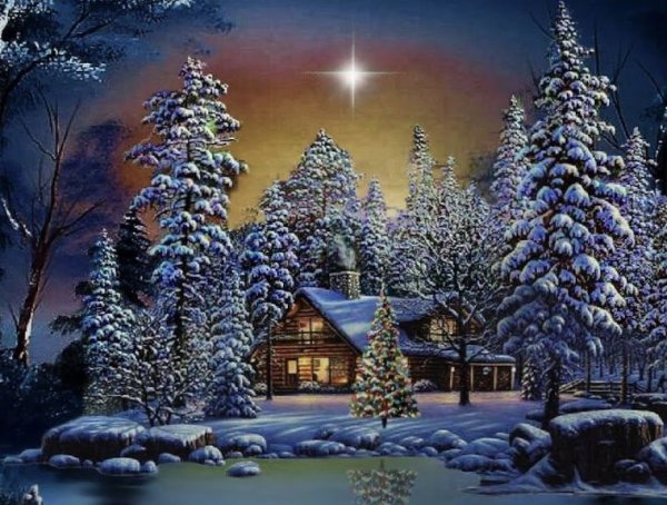 Сказочный зимний лес