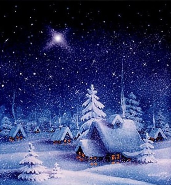 Новогодняя деревня