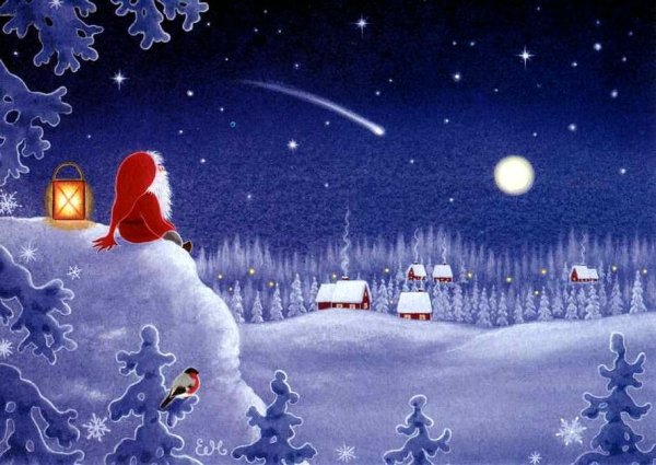 Волшебные открытки с новым годом