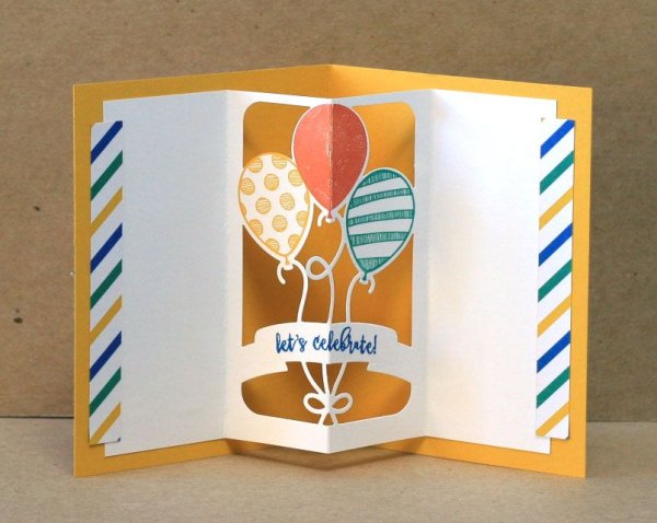 Объемная открытка на день рождения