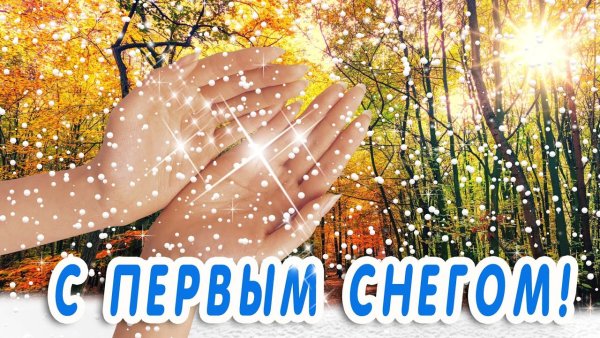 Открытки с первым снегом