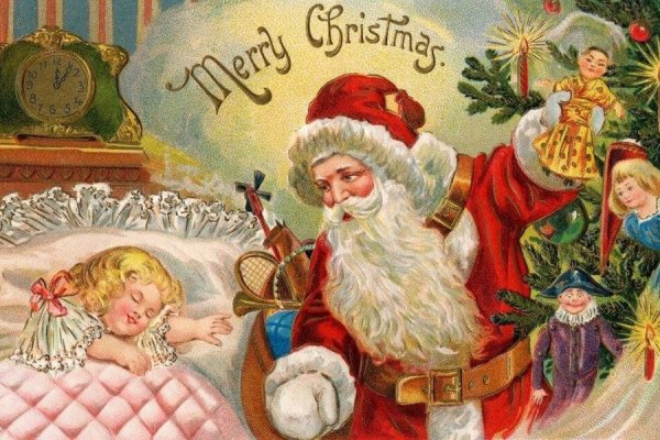 Американская Рождественская открытка