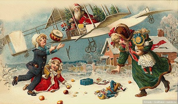 Старинные новогодние открытки