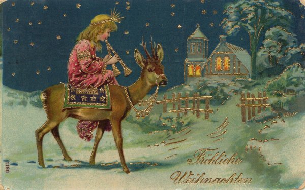 Старинные новогодние открытки