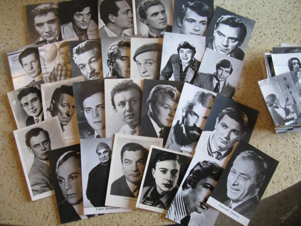 Открытки артистов советского кино