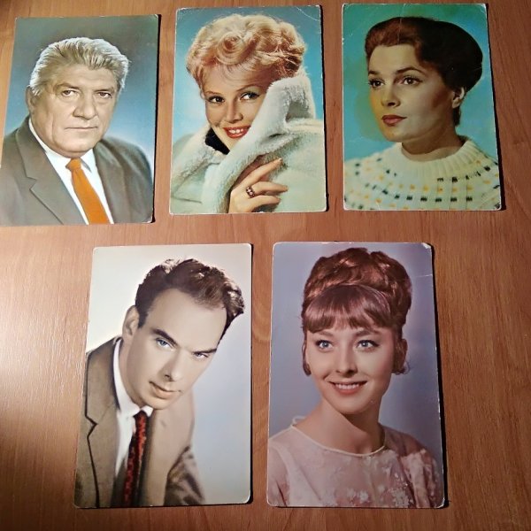 Открытки с артистами СССР