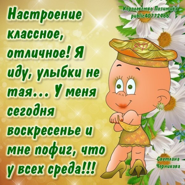 Крошка ши воскресенье