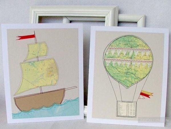 Аппликация на тему путешествие