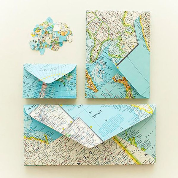 Красивая старинная карта