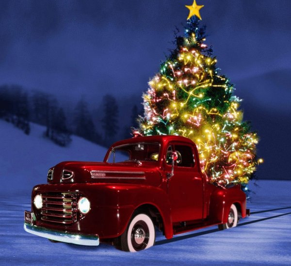 Новогодняя машина