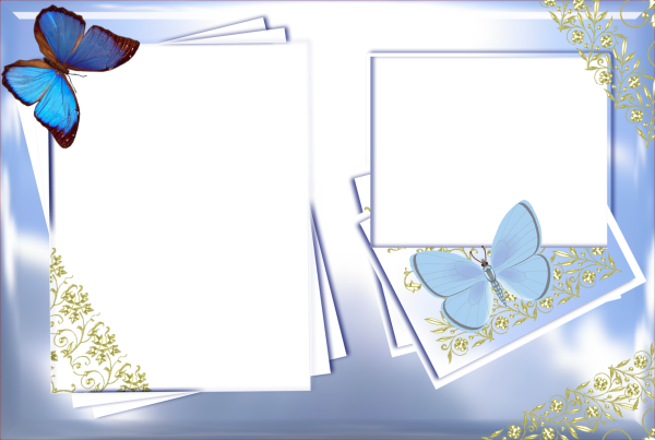 Макет открытки с разворотом