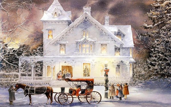 Новый год в старинном стиле