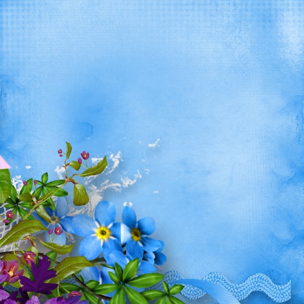 Фон с цветами для открытки