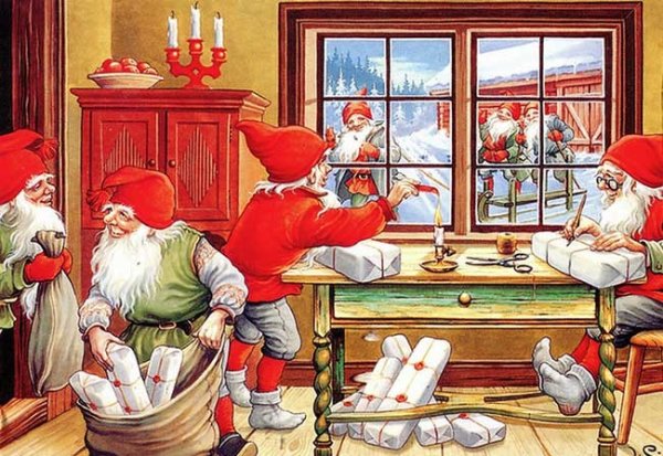 Trefl пазл Санта Клаус возле камина