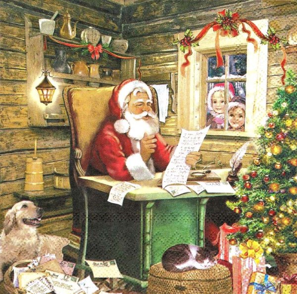 Баннер для мастерской Деда Мороза