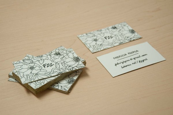 Визитки с тиснением