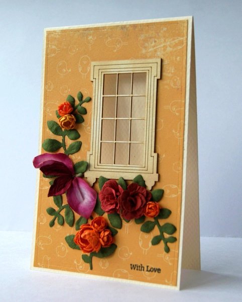 Открытка с окошком своими