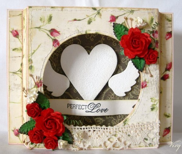 Объемная открытка с окошком