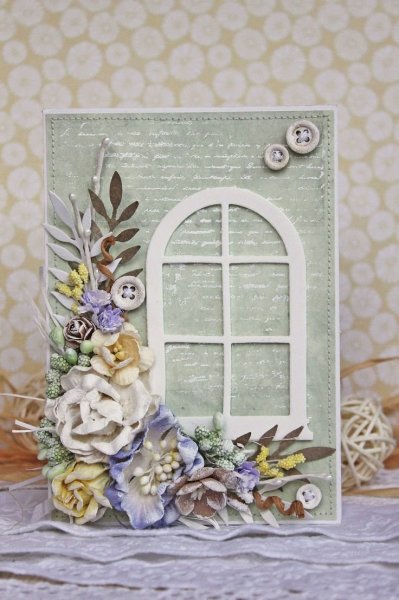 Скрап открытки с окном