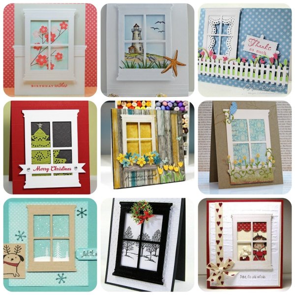 Скрапбукинг окошко