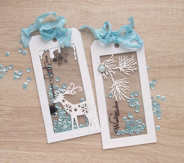 Новогодняя закладка Скрапбукинг