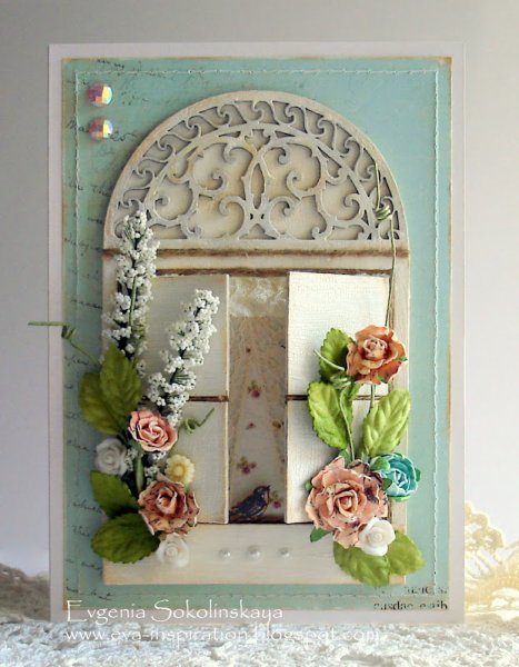 Открытки с окном Скрапбукинг