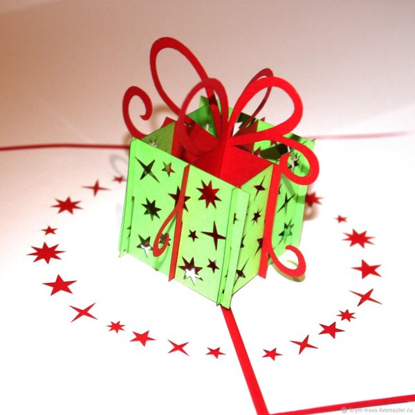 Раскладные объемные открытки