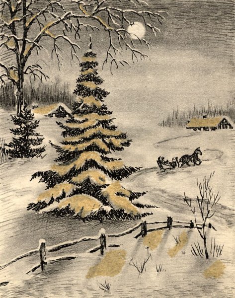 Предновогодняя суета рисунок