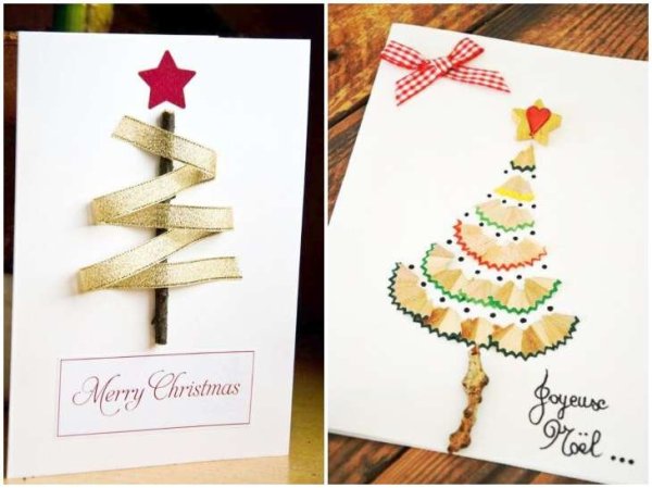 Лёгкие открытки на новый год