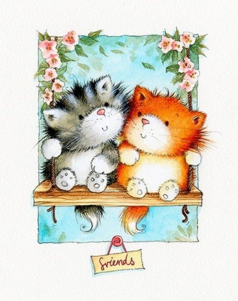 Милые картиночки открыточки