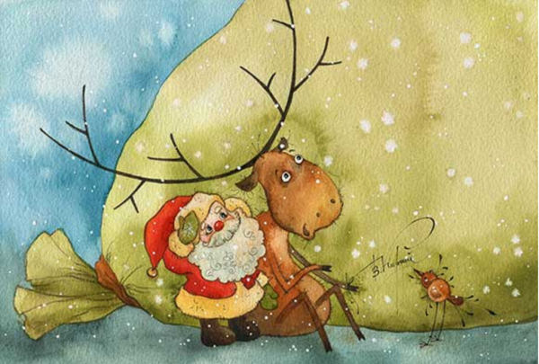 Виктория Кирдий художник зима