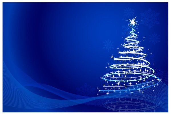 Открытка "Новогодняя елка"