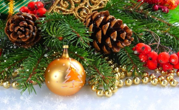 Открытка "Новогодняя елка"