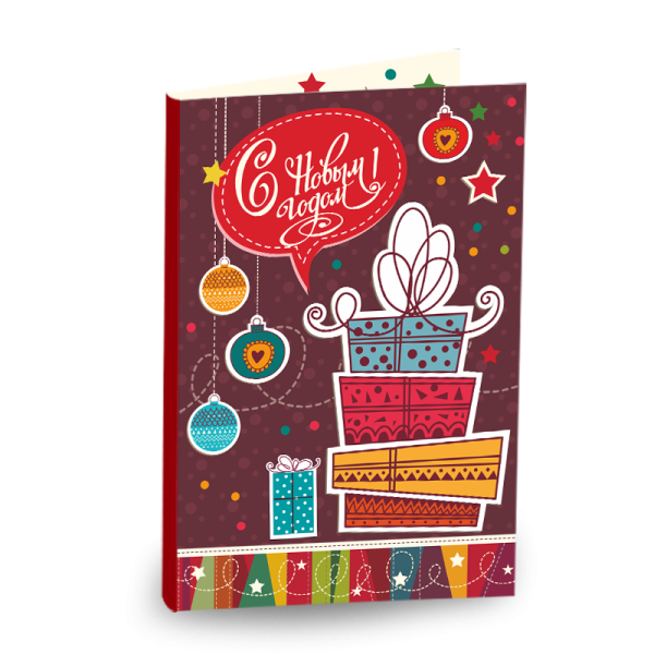 Новогодние мини открытки